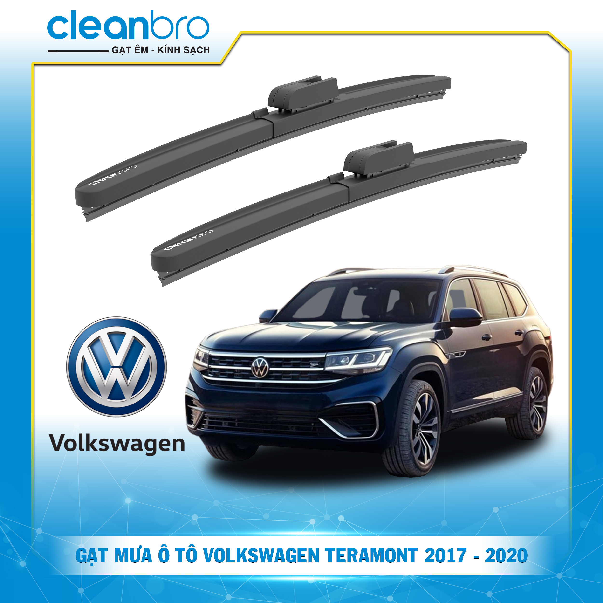 Gạt mưa ô tô  hiệu ứng lá sen Volkswagen Teramont [2017-2020]